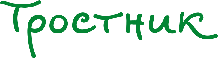 логотип ТРОСТНИК текст